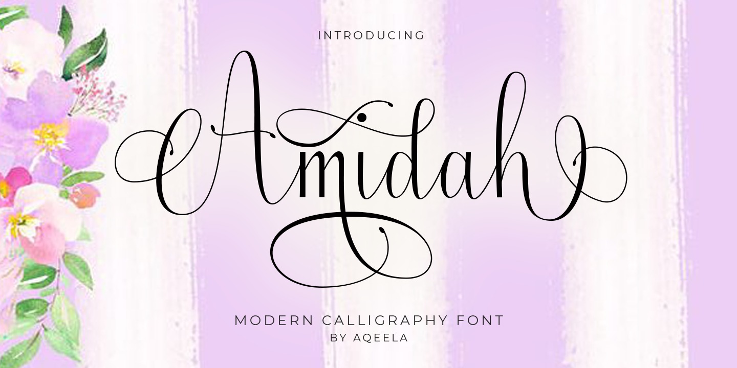 Пример шрифта Amidah